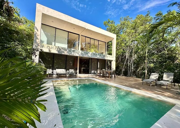 Casa Cheche Deluxe Jungle Living Private Pool Casa de férias Xpu Ha